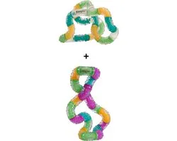 Tangle Relax Imagine + BrainTools Think - COMBO 2-Pack - Fidget Toy voor kinderen en volwassenen - Fidget Toy voor school - Cadeau voor tieners en volwassenen - Kleuren variëren