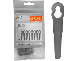 STIHL - PolyCut 8 stuks - Voor PolyCut 2-2 en 3-2 Maaiers - Kunststof Maaimessen - 4008 007 1000 / 40080071000