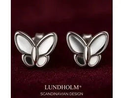 Clips d'oreilles Lundholm Filles - Acier inoxydable de Premium - Petites Boucles d'oreilles argentées (0,6 cm) - Cadeau de Saint-Nicolas pour petite fille - Emballage cadeau de Luxe
