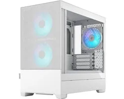 Computerbehuizing Mini-tower - PC Case Mid-tower - PC Bouwen - Gehard Glas Paneel - mATX / Mini ITX - Wit
