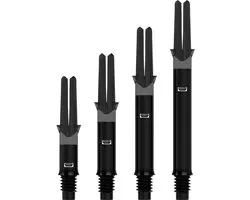 Tige de fléchettes L-Style L-Shaft Silent Spinning Noir - Shafts courtes 190