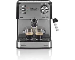 Haeger Super Espresso Pistonmachine - Machine à espresso - 20 Bar - CM-85B.011A