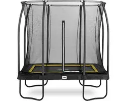 Salta Comfort Edition - Trampoline avec filet de sécurité - 214 x 153 cm - Noir