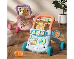 Baby Walker, Baby Loopwagen, Baby Walker met speelbord Blauw