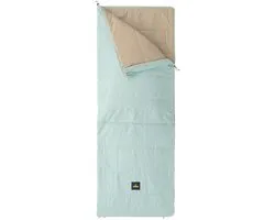 Couverture de sac de couchage NOMAD® Blazer modèle | Bleu clair | Jusqu'à 190 cm de hauteur corporelle | Coton | Zippable | Bourrelet (courant d'air) | Fermeture éclair bidirectionnelle | Housse incluse