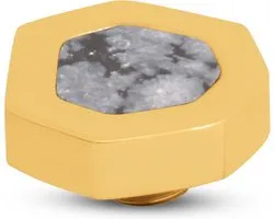 Melano Vivid Heptagon Steentje Black Picasso Goud