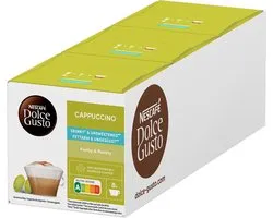 NESCAFÉ® Dolce Gusto Cappuccino Light - 3 boîtes de 8 capsules, convient pour 24 tasses