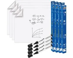 Legamaster Magic-Chart whiteboard folie XL 90x120cm wit | 4 STUKS