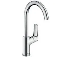 hansgrohe Logis - Wastafelmengkraan - Ééngreeps bediening - Zonder waste - 210mm - Draaibare uitloop - Chroom