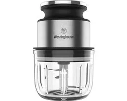 Westinghouse Mini Chopper – 300 ml – Draadloos – USB Oplaadbaar – RVS – Elektrische Hakmolen – Multihakker