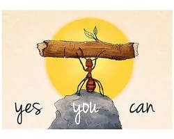 Ansichtkaarten Yes you can - 15x10.5 - Papier (5 stuks)