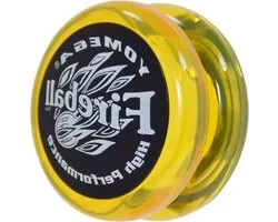 Yomega Fireball - Professional Responsive Transaxle Yoyo, Great for Kids and Beginners to Perform as Pros + Extra 2 Strings & 3 Month Warranty (yellow)