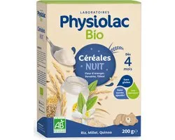 Physiolac Biologische Nachtgranen Vanaf 4 Maanden 200 g
