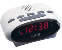 Ices ICR-210 - Wekkerradio - Wit