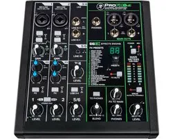 Mackie ProFX6v3 Console-mengpaneel Aantal kanalen:6