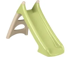 Smoby - Smoby Life - Toboggan XS - Enfant - pour l'intérieur et l'extérieur - avec raccordement à l'eau - Beige/vert - dès 2 ans