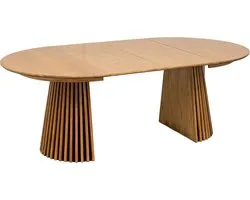 Table de salle à manger extensible Osaka - 120-160-200x120x75cm - placage de chêne - House Nordic - Tables de conférence - Brun - Placage|MDF - Tables de conférence