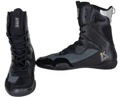 Chaussures de boxe King Pro Boxing - Apex pro 1 - Noir / Gris 42