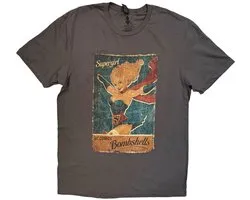 DC Comics Supergirl - Bombshell Heren Tshirt - M - Grijs
