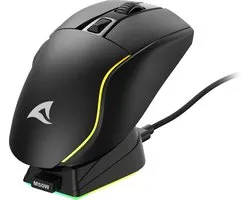 Sharkoon SGM50W muis Gamen Rechtshandig RF Wireless + USB Type-A Optisch 6400 DPI
