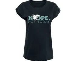 Peanuts Snoopy - Nope. Not Today Dames T-shirt - zwart - XXL