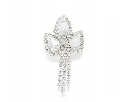Chique Strass Strik Button Cover voor Blouses & Overhemden