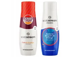 SODASTREAM Shwip Shwap - Lot de sirops - Cola Orange - Isotonique Pamplemousse Orange