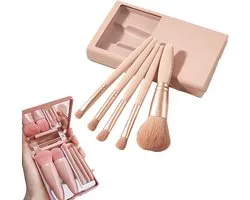 Dailygoods- Make-upkwastenset 10 Stuks - Professionele Make-up Borstels - Multifunctionele Schminkkwasten - Oogschaduw/Contour/Highlights - Draagbaar