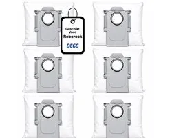 DEGG® Stofzuigerzakken - Geschikt voor Xiaomi roborock - Robot stofzuigerzakken - Geschikt voor Q7 en Q5 series - Q7+, Q5+, Q7max, Q7max+, S7max ultra, S7pro ultra, S7 maxv ultra, S8+, S8pro ultra - 6 STUK(S)
