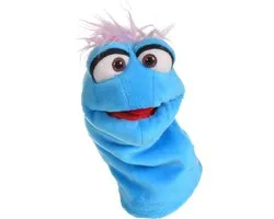 Living Puppets handpop dier Buffalo blauw kletsworm 25cm