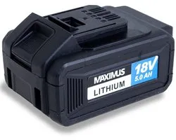 Maximus Accu 18V 5.0 Ah – Li-Ion – Voor Maximus Powertools