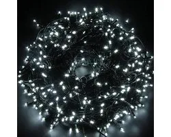 RYELDOM SHATCHI Luces de Cadena de Hadas Interior/Exterior Árbol de Navidad/Hogar/Fiesta/Boda/Decoraciones de Jardín Cable Green 8 modes power supply via Red Temporzador Automático