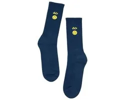 Alfredo Gonzales unisex athletic sokken icon smiley blauw