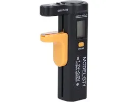 Portable Digital Battery Checker LCD Display Spanning Tester voor AA AAA 9V Battery Fast Testing On-The-Go ABS Materiaal