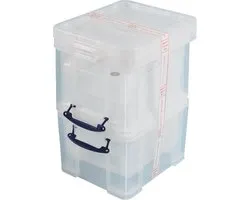 Really Useful Box 35 liter, transparant, pak van 3 dozen