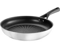 Pyrex Expert Touch Koekenpan - RVS/INOX - Ø24 cm - Zilver