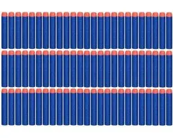 120 flèches universelles adaptées aux fusils NERF N-Strike Elite Toy - couleur : bleu