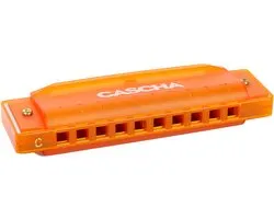 Cascha Verlag Fun Blues Mundharmonika Orange - Diatonische mondharmonica