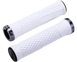BBB Cycling Handvatten Fiets Python - Fiets Handvatten Met Maximale Grip - Wit - Lengte 142 mm - BHG-95