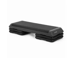 Actiget® Aerobic Stepper | Ajustable | Noir/Gris | Antidérapant | 350KG