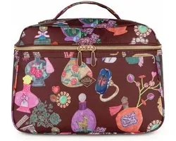Oilily Deja Futur Toilettas 28 cm - 7 L - Ritssluiting - hot chocolate