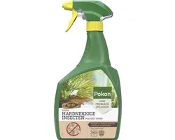 Pokon Bio tegen Hardnekkige Insecten Spray - 800ml - Kant-en-klaar - Zichtbaar effect binnen 24 uur - Bestrijdt o.a. wolluizen, dopluizen, schildluizen en spintmijten