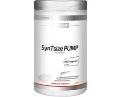 SynTsize Pump - Fruit Punch 600g - Pre-Workout - Creatine - Arginine - Spiergroei - Focus