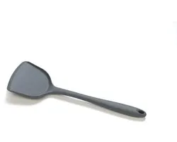 Basic Culinair Wokspatel - siliconen - 32cm - Grijs