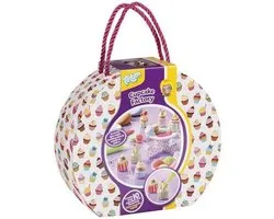 Totum Cupcake Factory knutselkoffer bakkerij - creatief speelgoed cupcakes en macarons foam dough