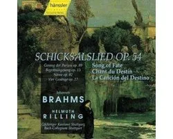 Brahms: Schicksalslied, etc / Rilling, Bach Collegium