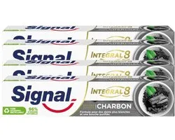Signal Integral 8 Charcoal Tandpasta 4 × 75 ml