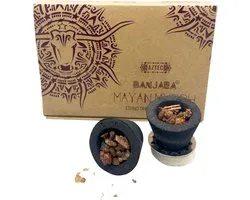 Banjara - Myrrh - Mirre - Hars Wierook - Houtskool Bekers
