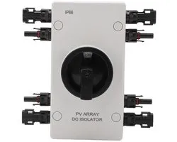 Dailygoods - Solar Disconnect Switch - Fotovoltaïsche Isolator - Waterdicht - DC 1000V 32A - Off Grid Systemen - Voor RV en Boot
