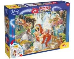 Lisciani - The Jungle book - Double face - puzzel - 108 stukjes